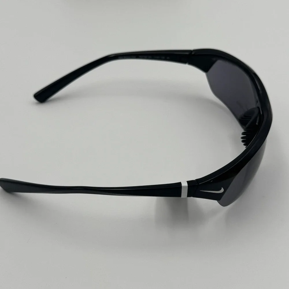 Nike Skylon Ace 69mm Semi-Rimless Sunglasses Black Gray NWT